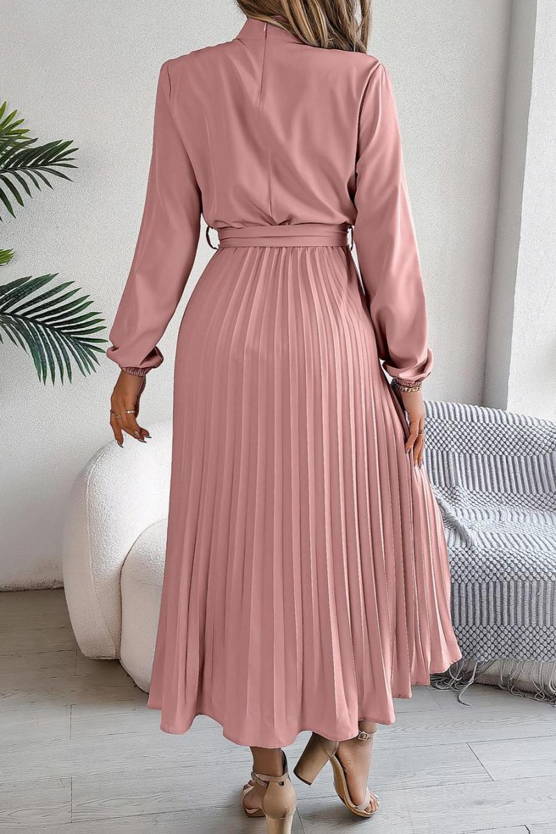 Pleated church girl dress
